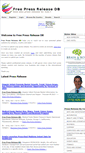 Mobile Screenshot of freepressreleasedb.com